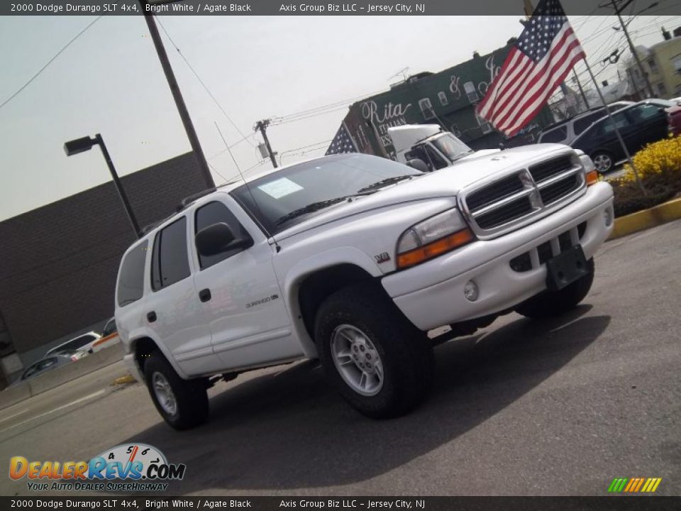 2000 Dodge Durango SLT 4x4 Bright White / Agate Black Photo #31