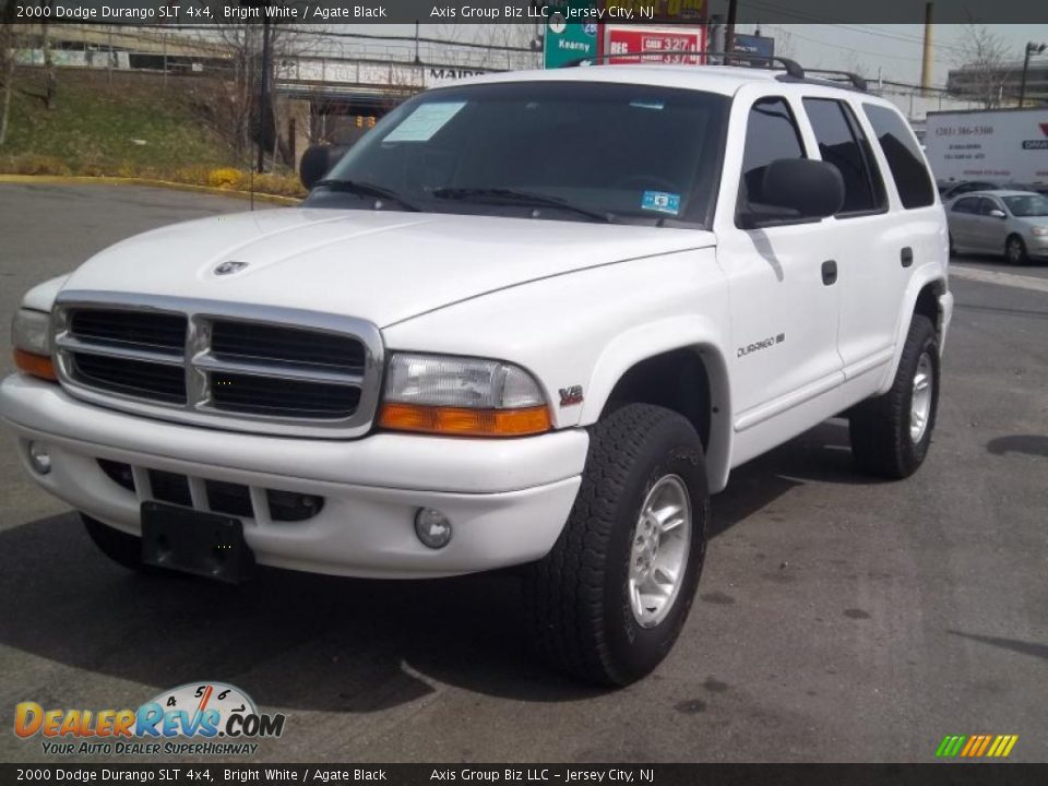 2000 Dodge Durango SLT 4x4 Bright White / Agate Black Photo #33