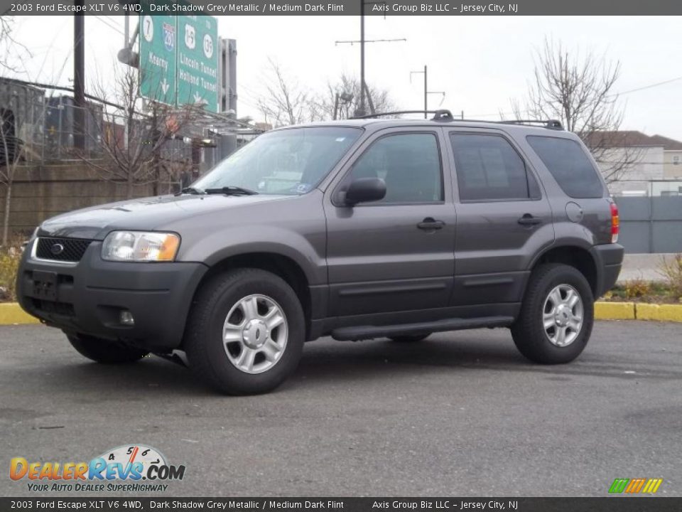 2003 Ford Escape XLT V6 4WD Dark Shadow Grey Metallic / Medium Dark Flint Photo #1