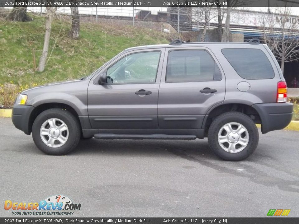 2003 Ford Escape XLT V6 4WD Dark Shadow Grey Metallic / Medium Dark Flint Photo #3