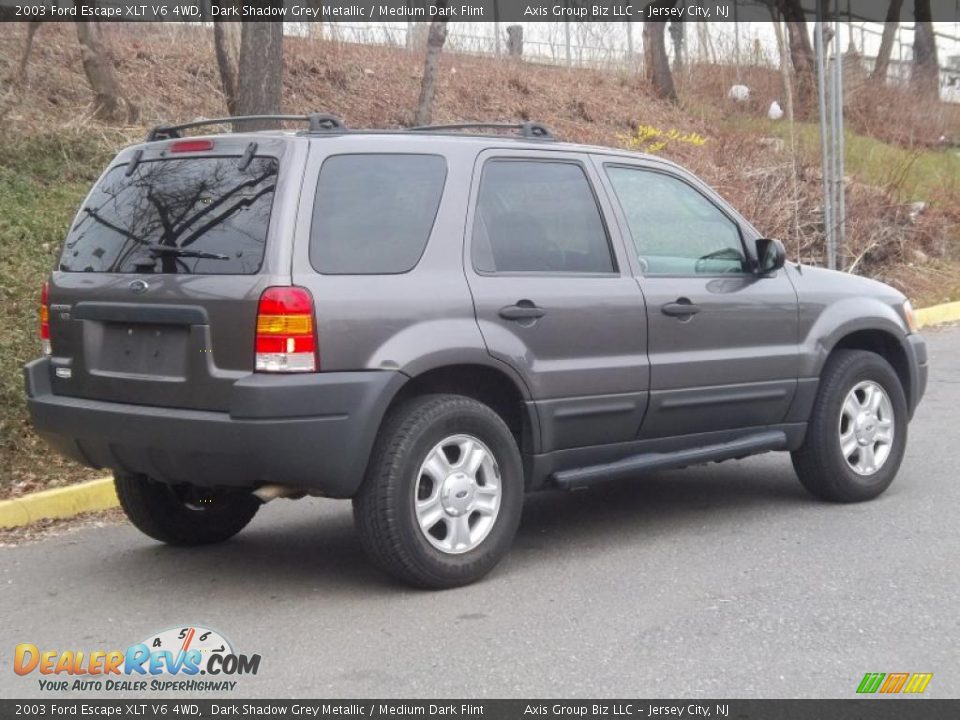 2003 Ford Escape XLT V6 4WD Dark Shadow Grey Metallic / Medium Dark Flint Photo #8