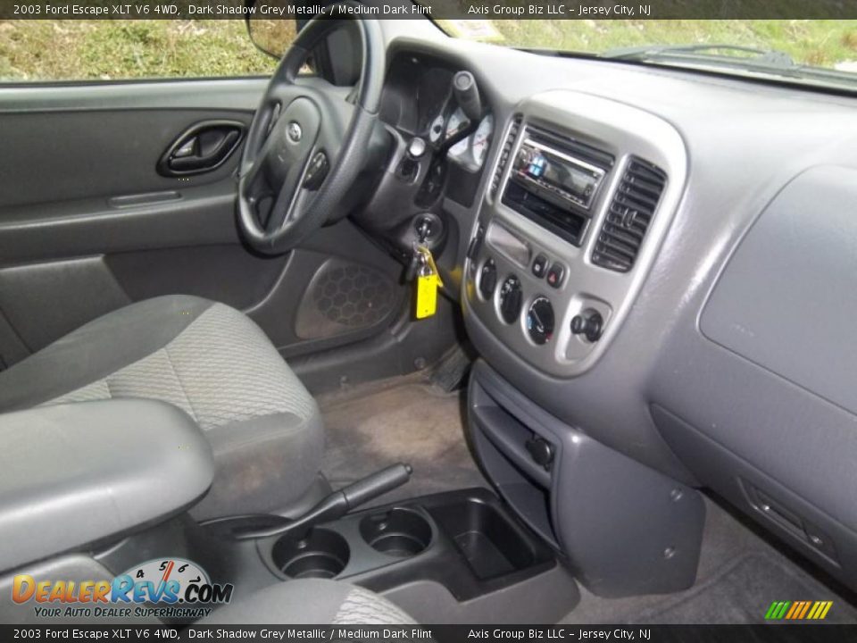 2003 Ford Escape XLT V6 4WD Dark Shadow Grey Metallic / Medium Dark Flint Photo #17