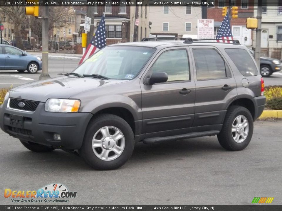 2003 Ford Escape XLT V6 4WD Dark Shadow Grey Metallic / Medium Dark Flint Photo #25