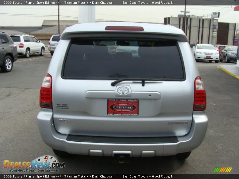 2009 Toyota 4Runner Sport Edition 4x4 Titanium Metallic / Dark Charcoal Photo #5