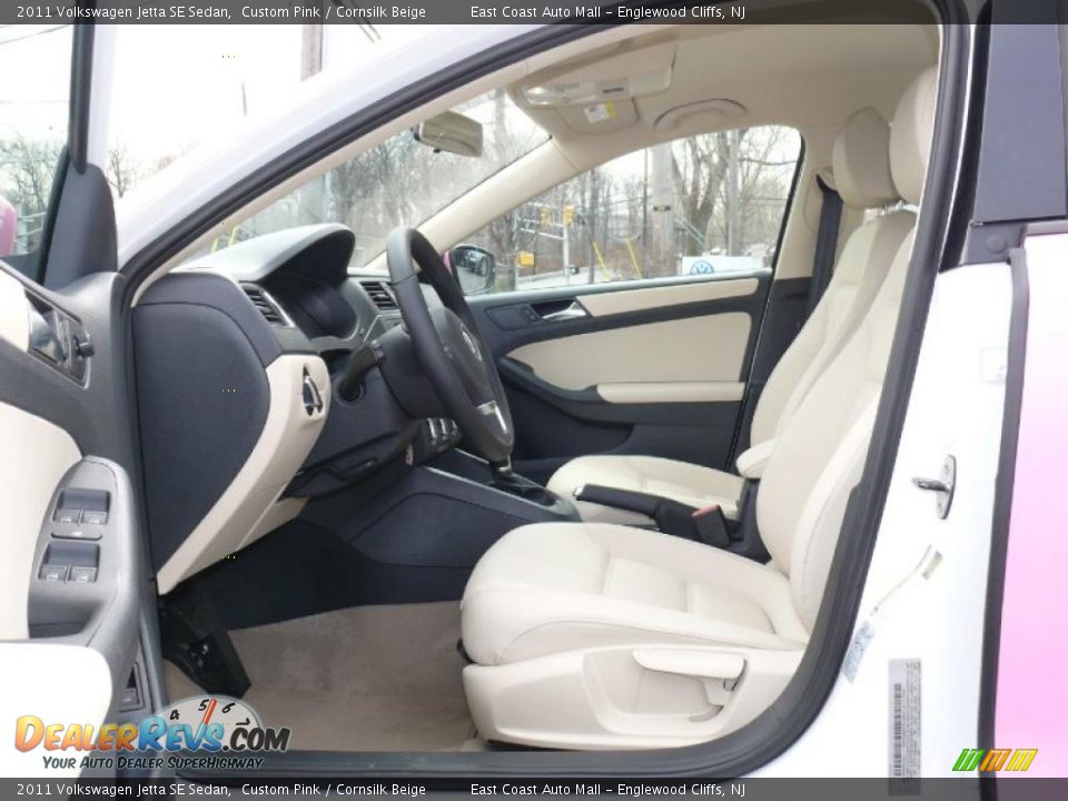 Cornsilk Beige Interior - 2011 Volkswagen Jetta SE Sedan Photo #7