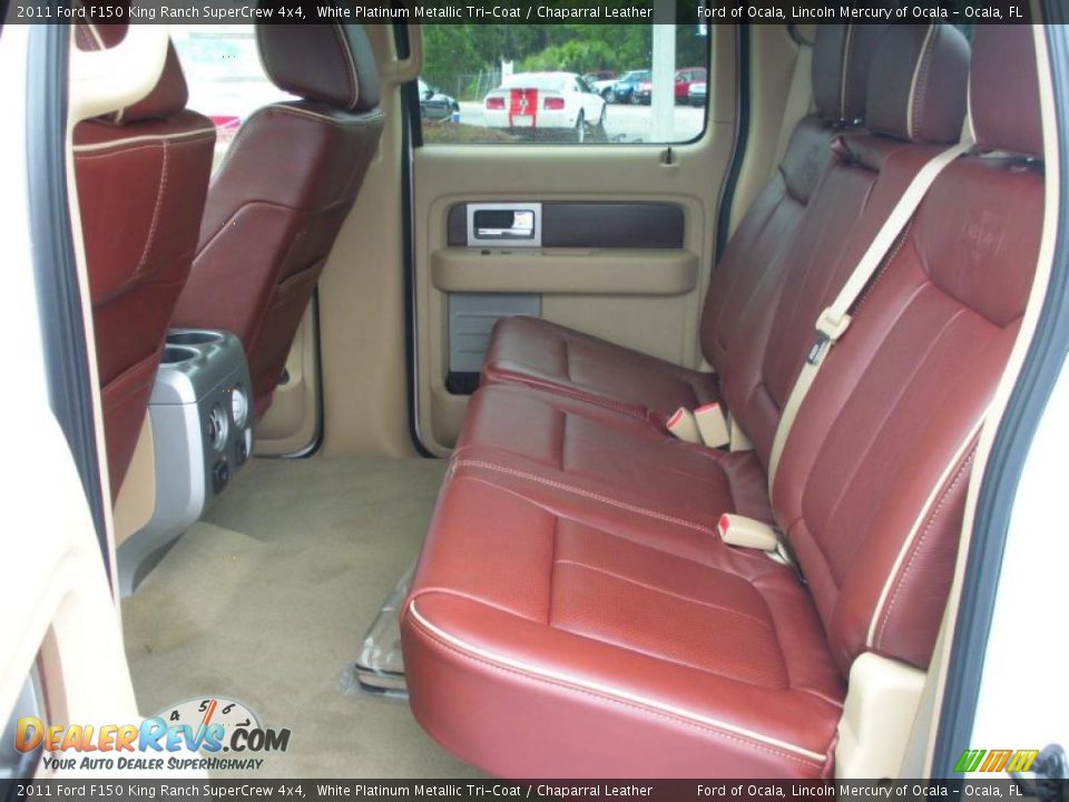 Chaparral Leather Interior - 2011 Ford F150 King Ranch SuperCrew 4x4 Photo #7