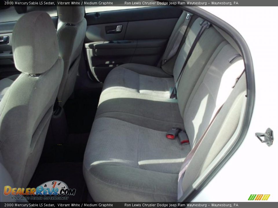 2000 Mercury Sable LS Sedan Vibrant White / Medium Graphite Photo #14