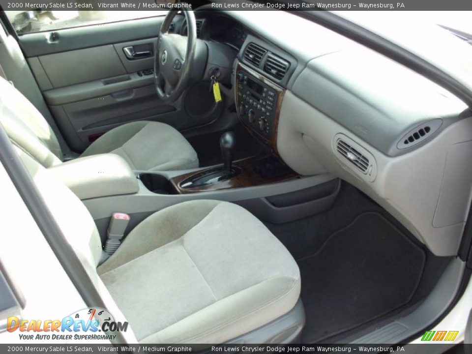 Medium Graphite Interior - 2000 Mercury Sable LS Sedan Photo #20