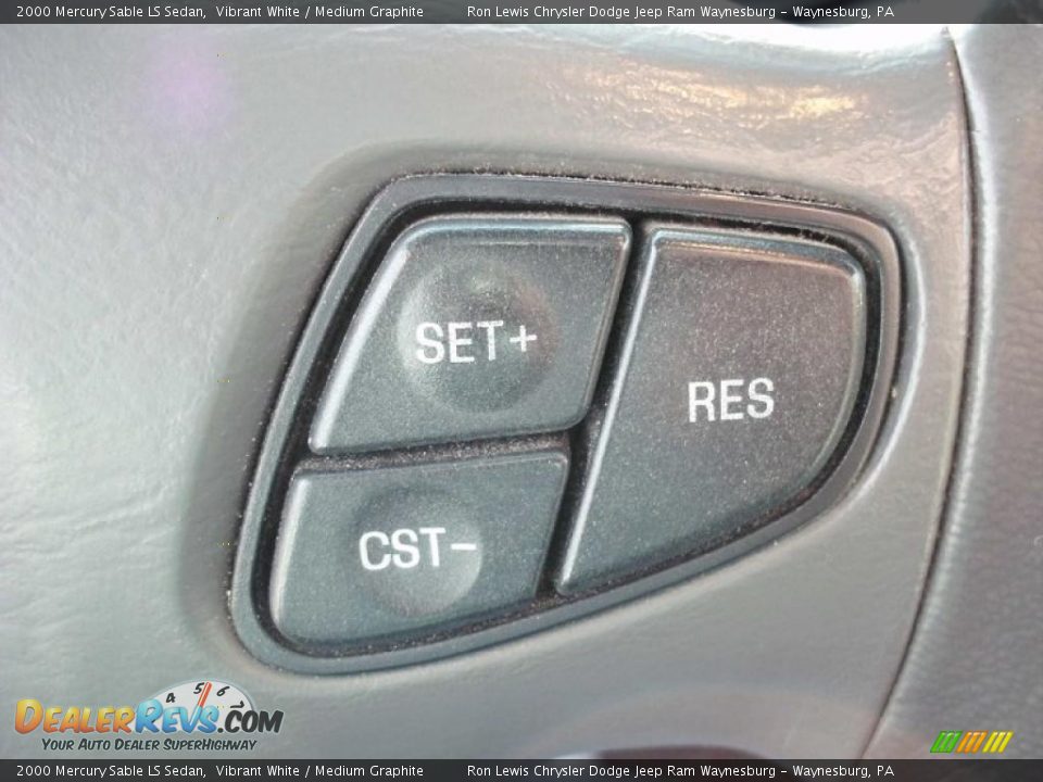 2000 Mercury Sable LS Sedan Vibrant White / Medium Graphite Photo #22