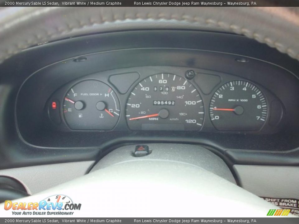 2000 Mercury Sable LS Sedan Gauges Photo #23