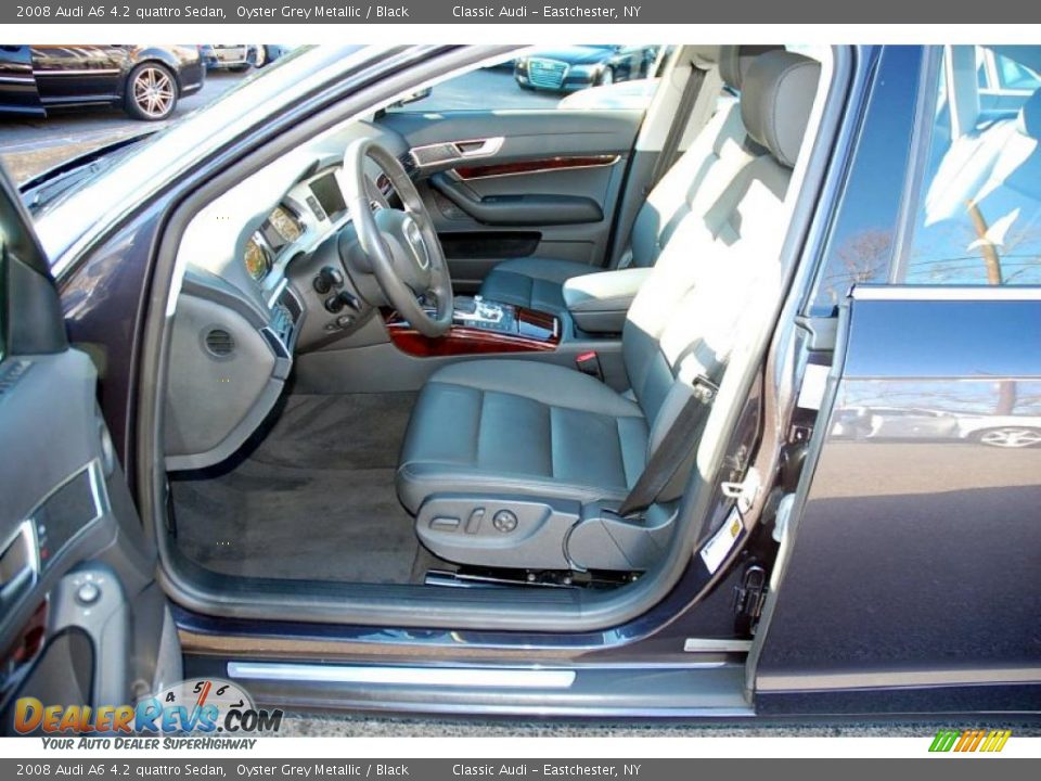 Black Interior - 2008 Audi A6 4.2 quattro Sedan Photo #17