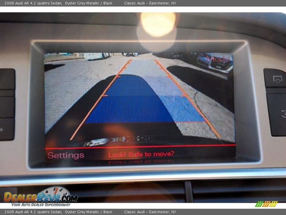 2008 Audi A6 4.2 quattro Sedan Oyster Grey Metallic / Black Photo #23
