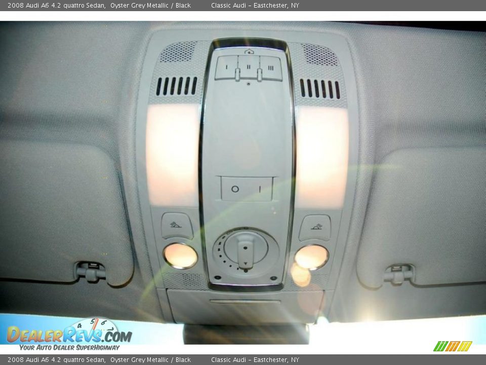 2008 Audi A6 4.2 quattro Sedan Oyster Grey Metallic / Black Photo #27
