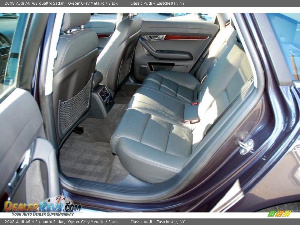 Black Interior - 2008 Audi A6 4.2 quattro Sedan Photo #28