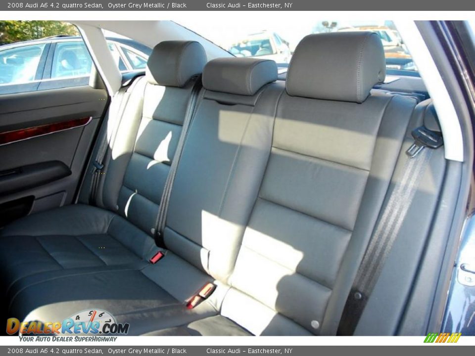 2008 Audi A6 4.2 quattro Sedan Oyster Grey Metallic / Black Photo #29