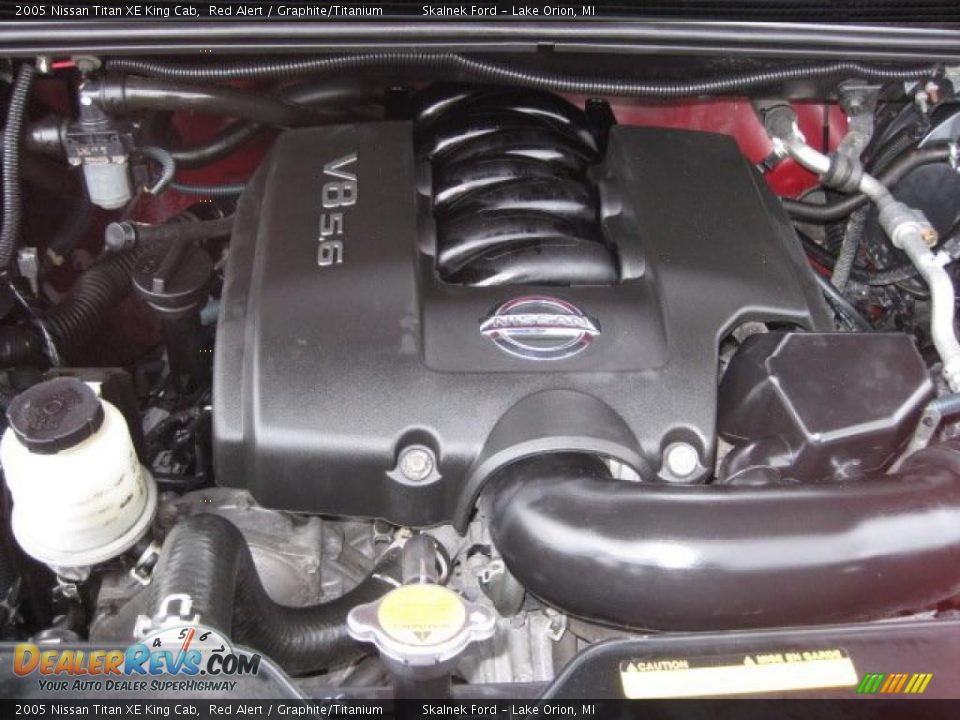 2005 Nissan Titan XE King Cab 5.6L DOHC 32V V8 Engine Photo #32