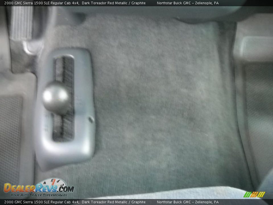2000 GMC Sierra 1500 SLE Regular Cab 4x4 Dark Toreador Red Metallic / Graphite Photo #18