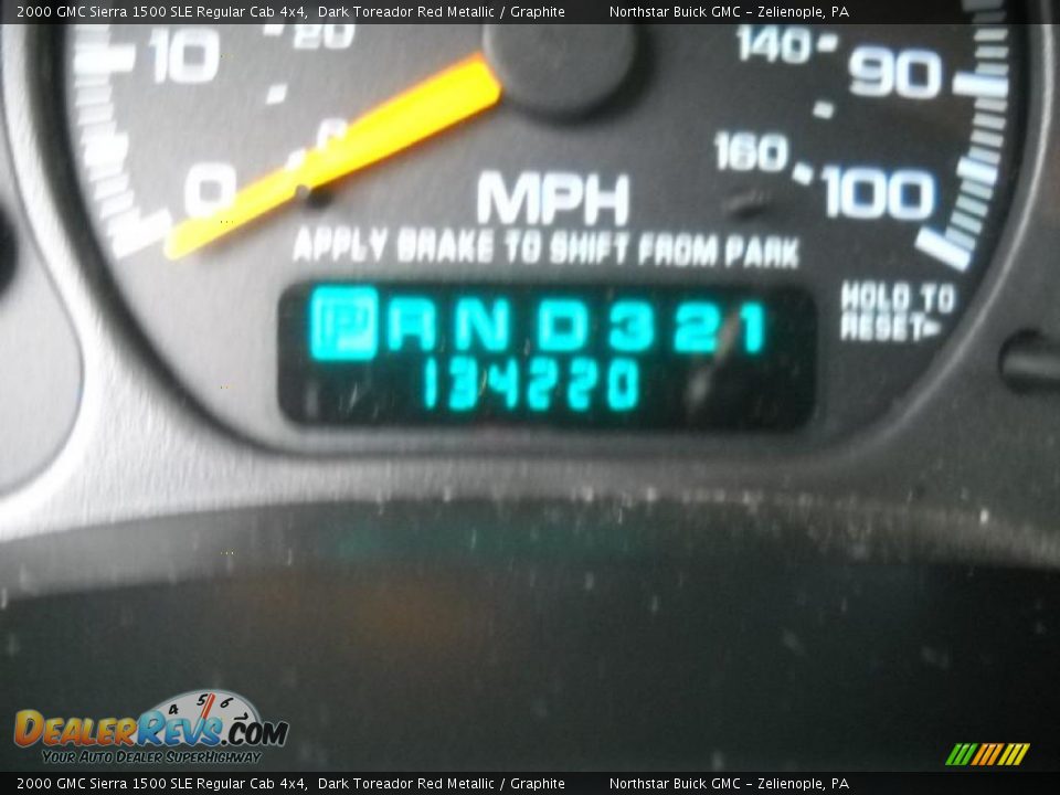 2000 GMC Sierra 1500 SLE Regular Cab 4x4 Dark Toreador Red Metallic / Graphite Photo #20