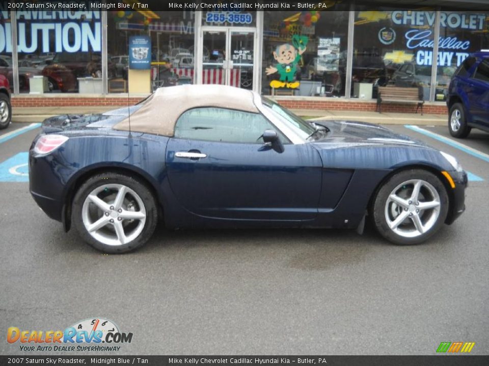 2007 Saturn Sky Roadster Midnight Blue / Tan Photo #2