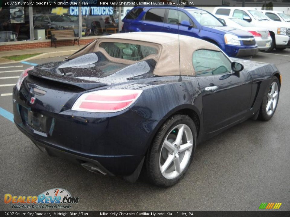 Midnight Blue 2007 Saturn Sky Roadster Photo #3