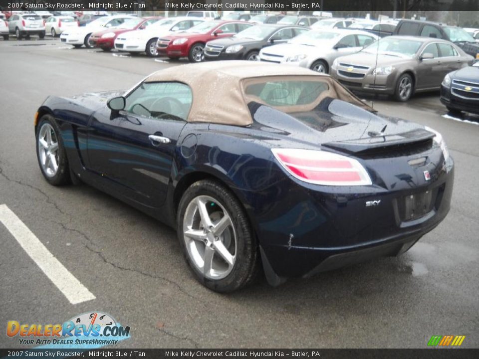 Midnight Blue 2007 Saturn Sky Roadster Photo #5