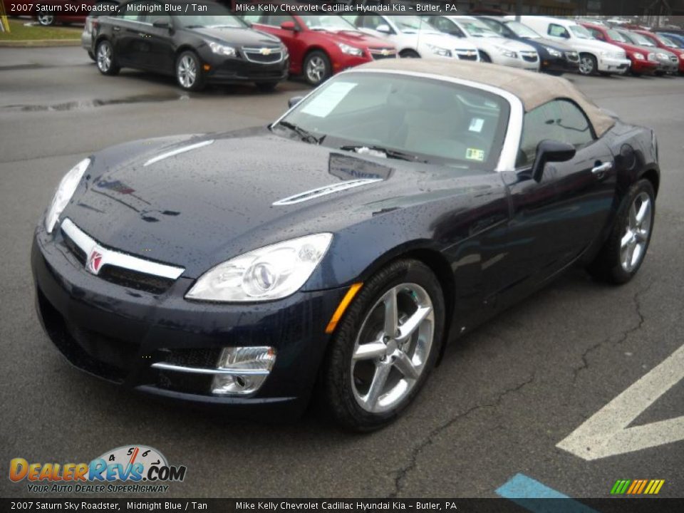 Midnight Blue 2007 Saturn Sky Roadster Photo #7