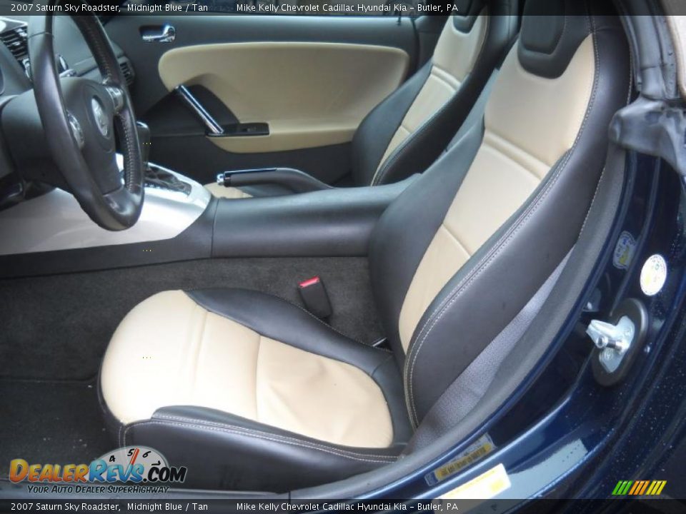 Tan Interior - 2007 Saturn Sky Roadster Photo #10