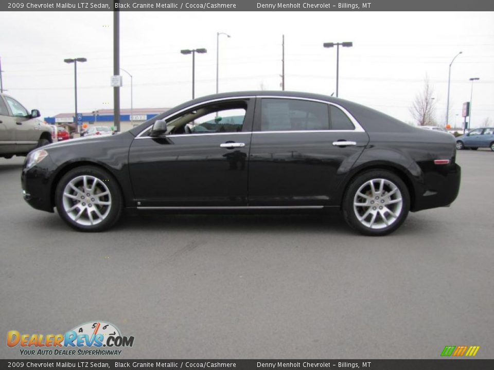 2009 Chevrolet Malibu LTZ Sedan Black Granite Metallic / Cocoa/Cashmere Photo #1