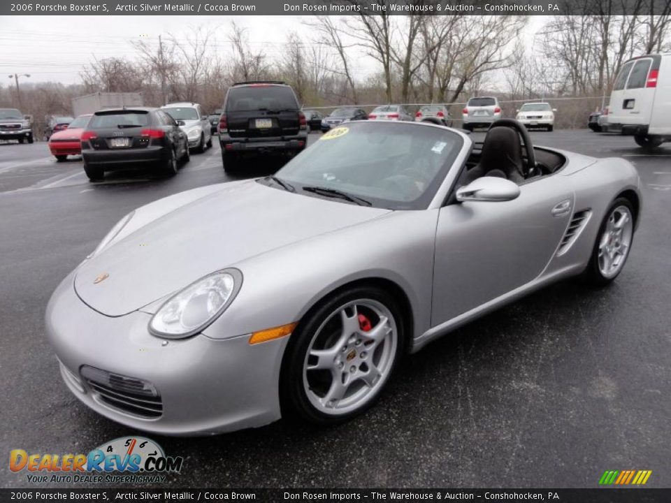 Front 3/4 View of 2006 Porsche Boxster S Photo #2