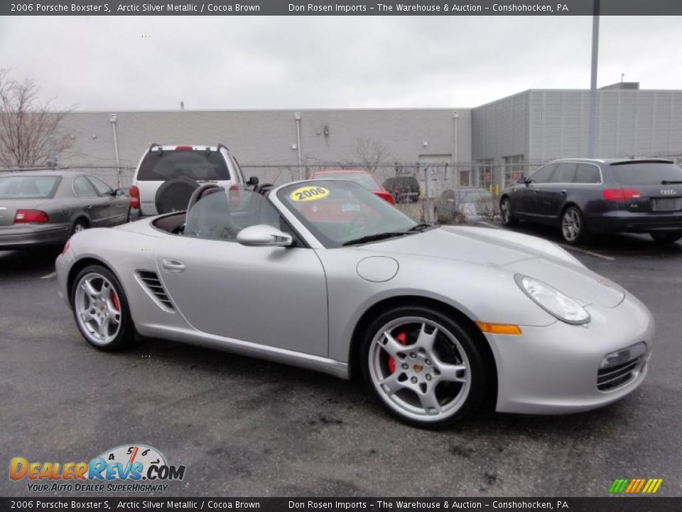 Arctic Silver Metallic 2006 Porsche Boxster S Photo #6