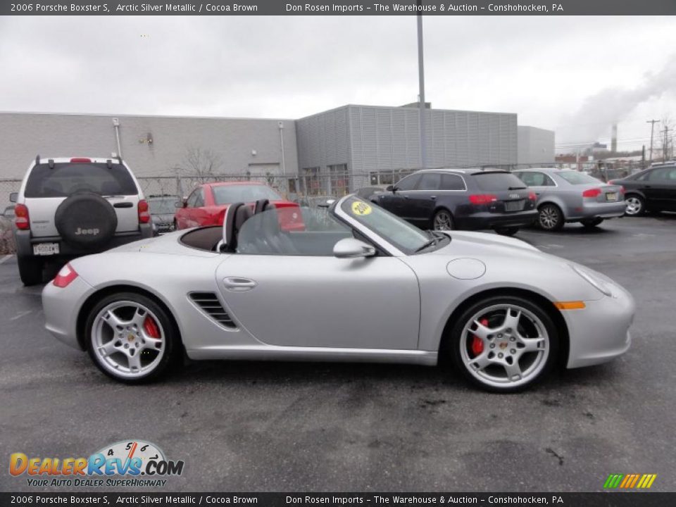 Arctic Silver Metallic 2006 Porsche Boxster S Photo #7