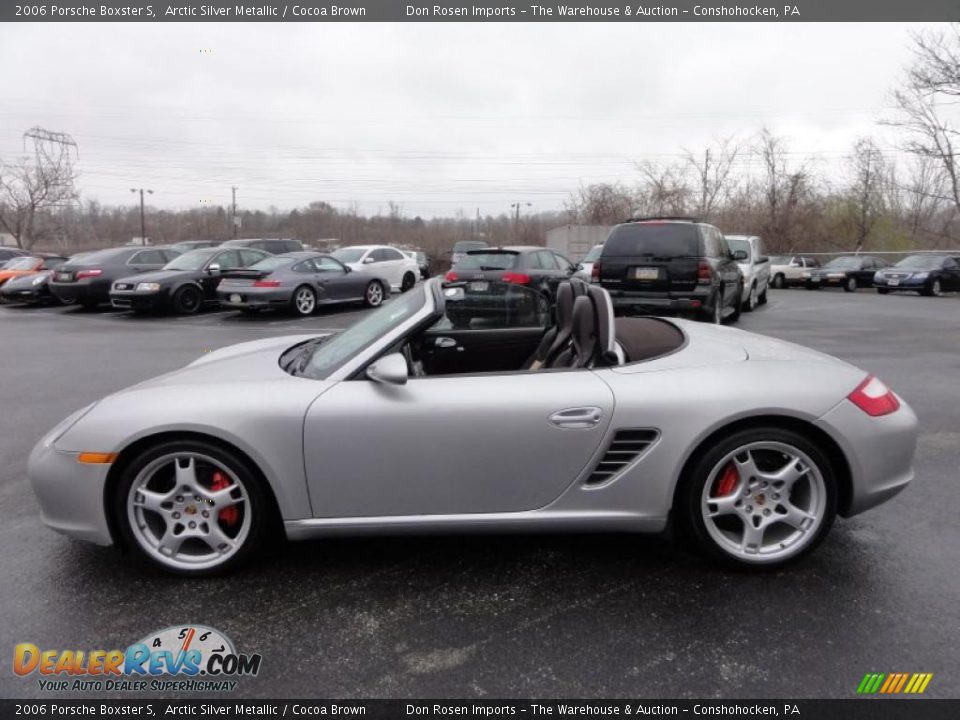 Arctic Silver Metallic 2006 Porsche Boxster S Photo #11