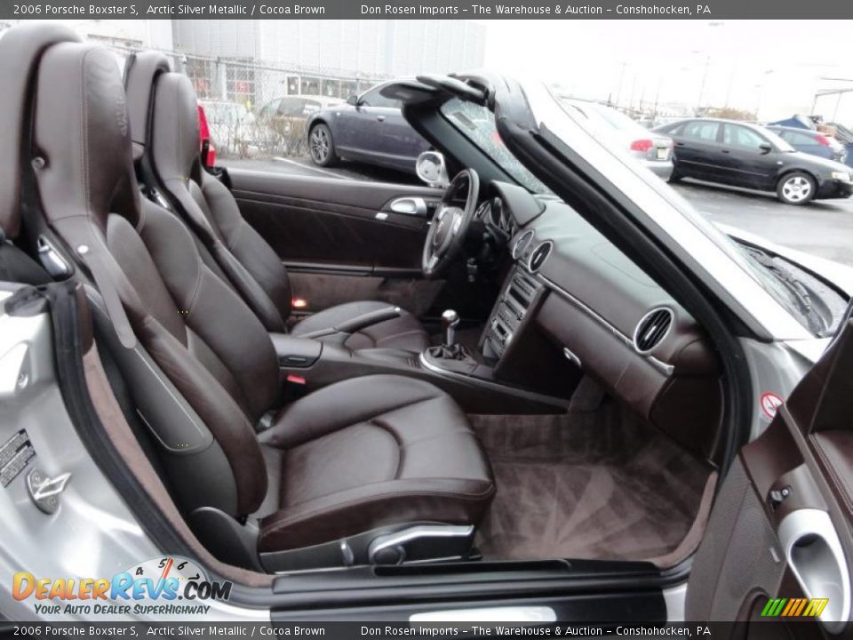 Cocoa Brown Interior - 2006 Porsche Boxster S Photo #18
