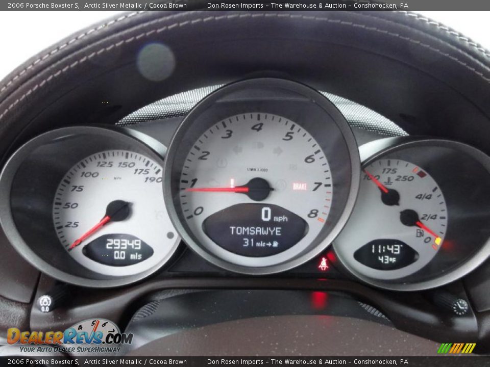 2006 Porsche Boxster S Gauges Photo #33