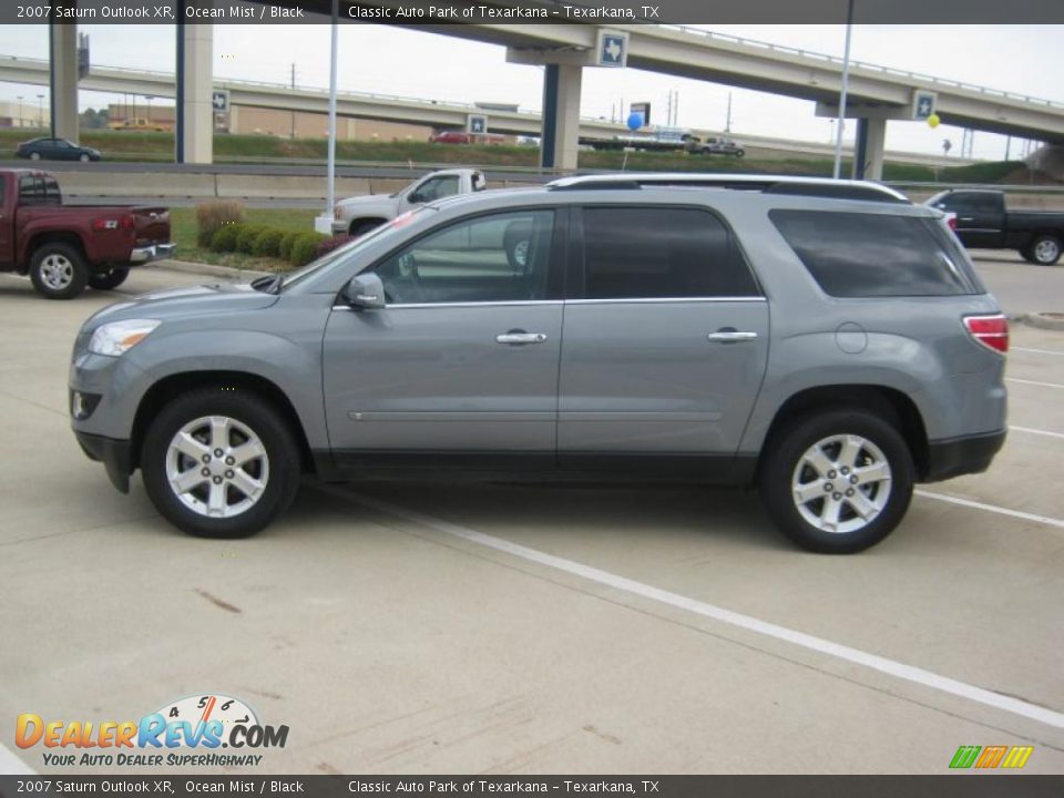 2007 Saturn Outlook XR Ocean Mist / Black Photo #2
