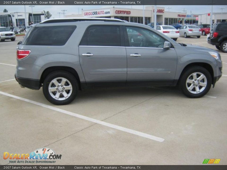 2007 Saturn Outlook XR Ocean Mist / Black Photo #6