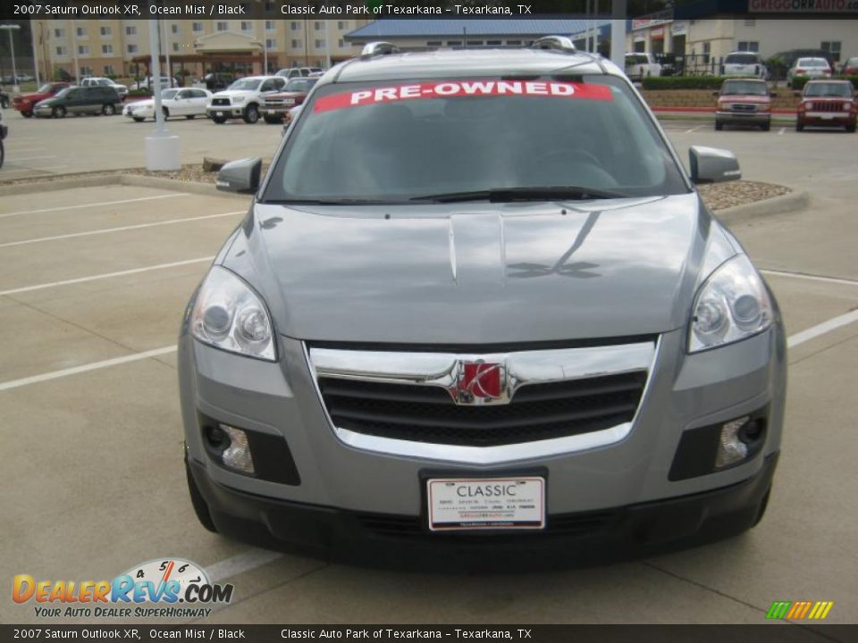 2007 Saturn Outlook XR Ocean Mist / Black Photo #8