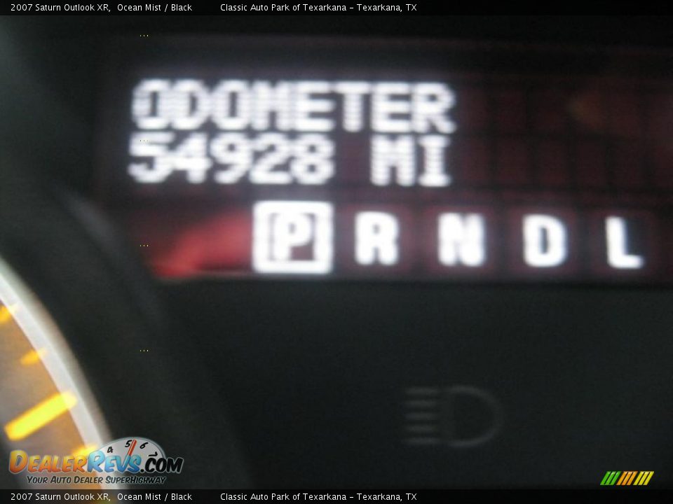 2007 Saturn Outlook XR Ocean Mist / Black Photo #11