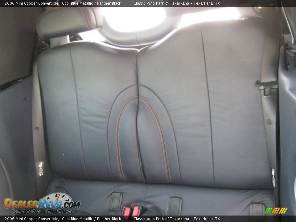 2006 Mini Cooper Convertible Cool Blue Metallic / Panther Black Photo #14