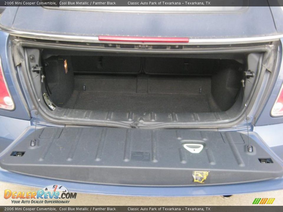 2006 Mini Cooper Convertible Cool Blue Metallic / Panther Black Photo #15
