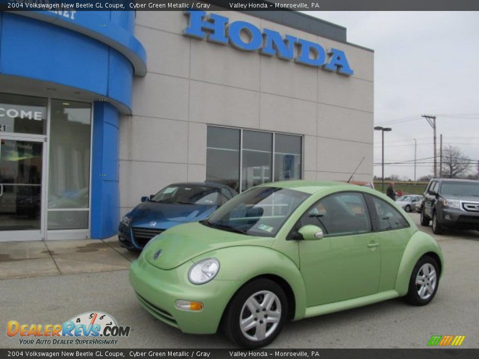 2004 Volkswagen New Beetle GL Coupe Cyber Green Metallic / Gray Photo #1