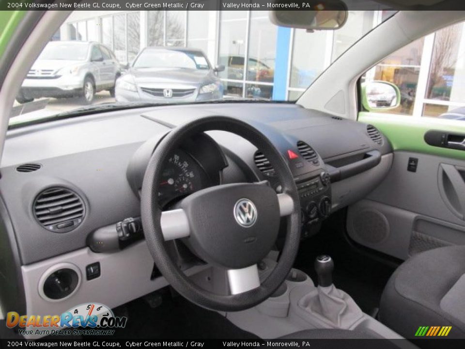 Gray Interior - 2004 Volkswagen New Beetle GL Coupe Photo #7