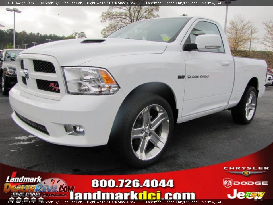 2011 Dodge Ram 1500 Sport R/T Regular Cab Bright White / Dark Slate Gray Photo #1