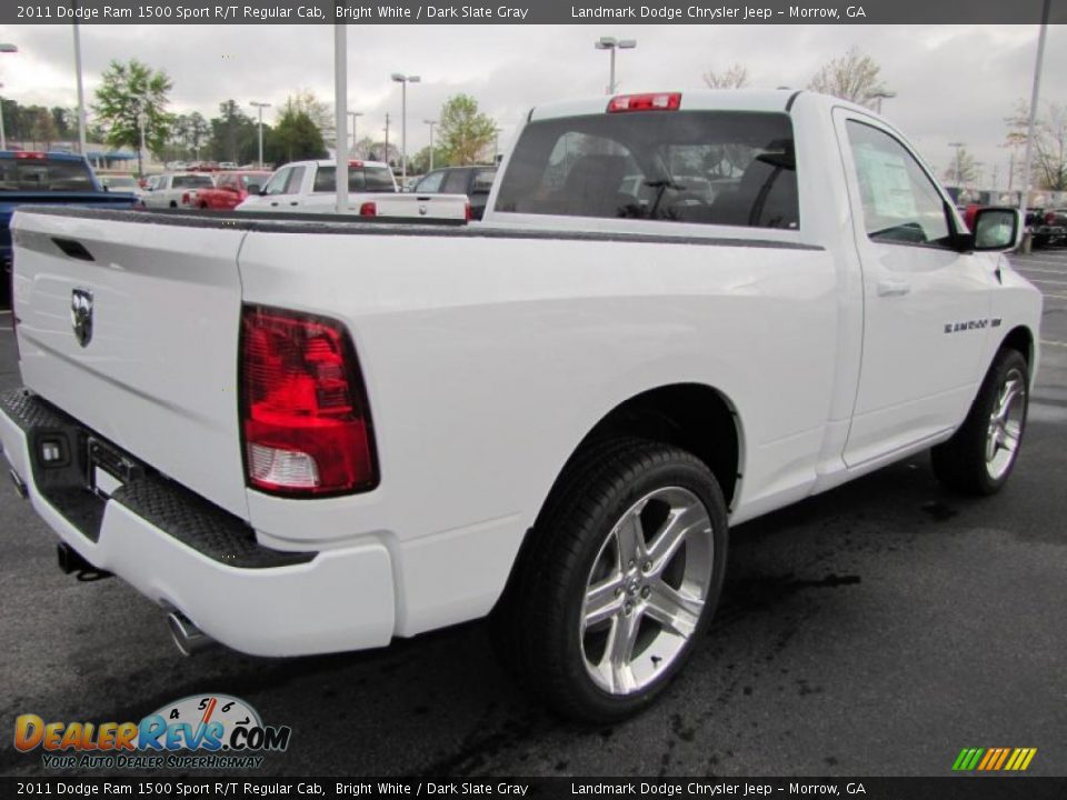 2011 Dodge Ram 1500 Sport R/T Regular Cab Bright White / Dark Slate Gray Photo #3