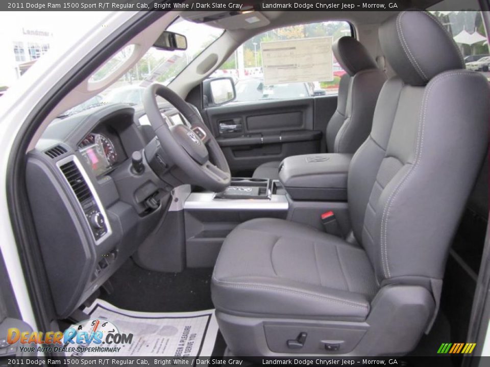 Dark Slate Gray Interior - 2011 Dodge Ram 1500 Sport R/T Regular Cab Photo #7