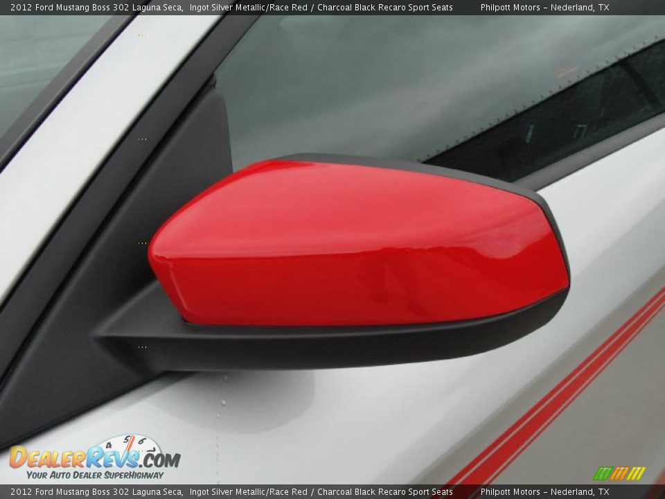 2012 Ford Mustang Boss 302 Laguna Seca Ingot Silver Metallic/Race Red / Charcoal Black Recaro Sport Seats Photo #14