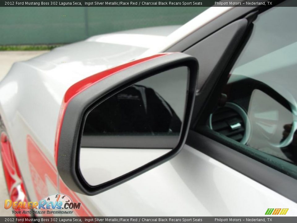 2012 Ford Mustang Boss 302 Laguna Seca Ingot Silver Metallic/Race Red / Charcoal Black Recaro Sport Seats Photo #15