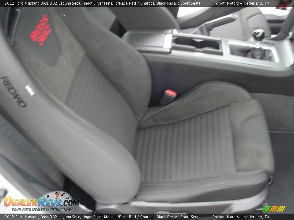 Charcoal Black Recaro Sport Seats Interior - 2012 Ford Mustang Boss 302 Laguna Seca Photo #24