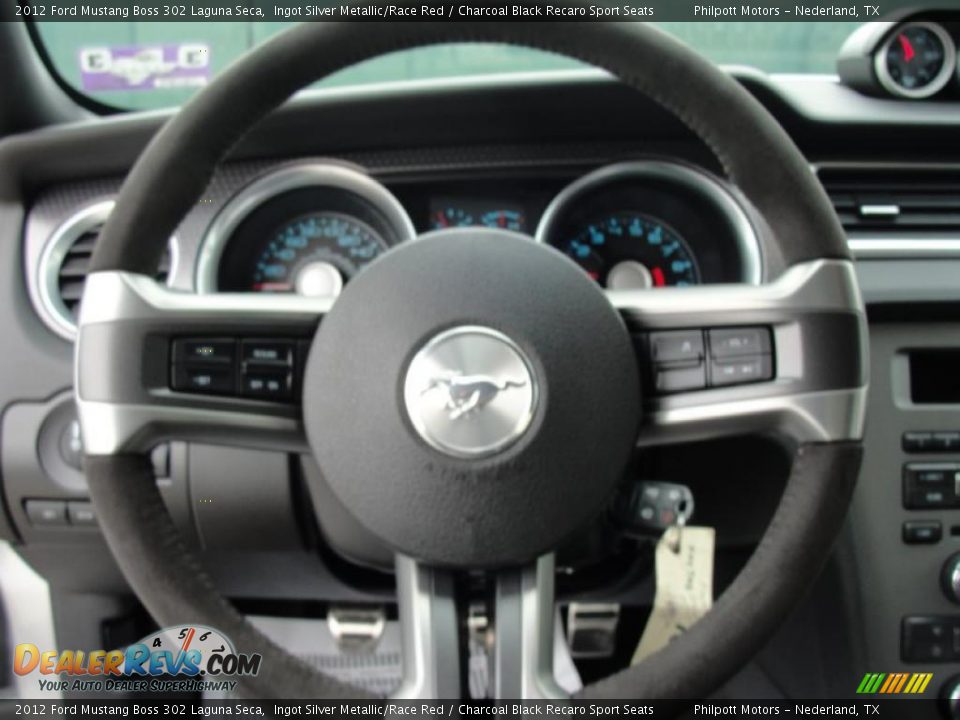 2012 Ford Mustang Boss 302 Laguna Seca Steering Wheel Photo #36