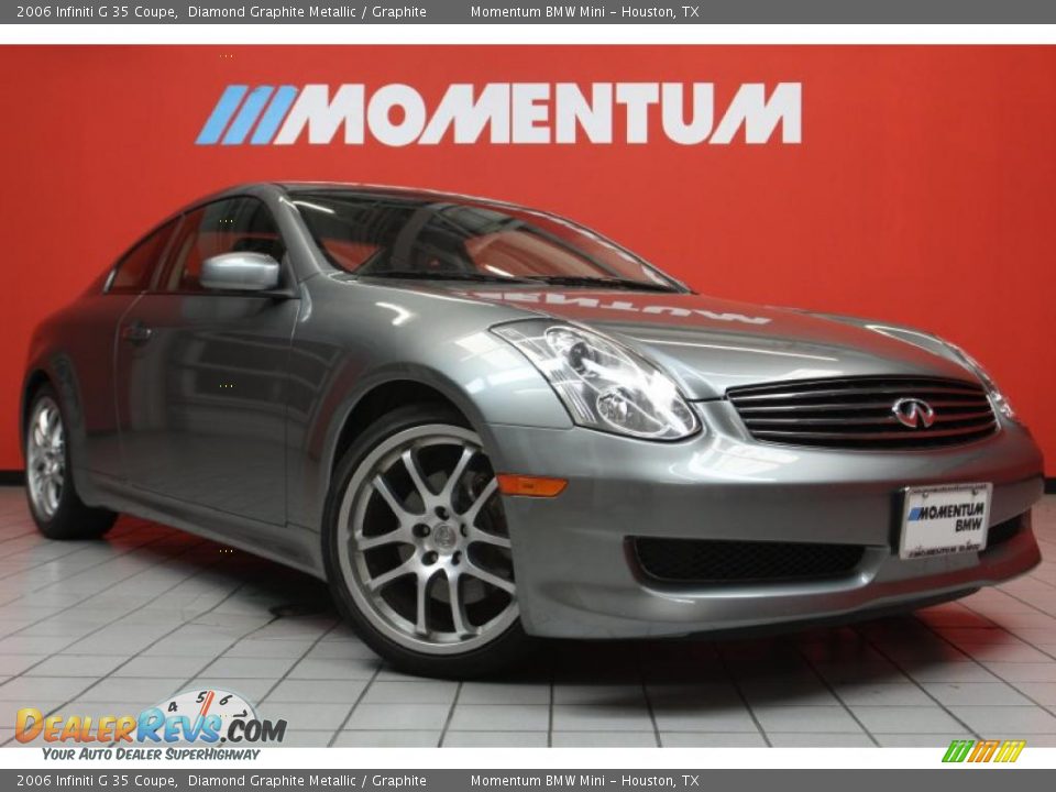 2006 Infiniti G 35 Coupe Diamond Graphite Metallic / Graphite Photo #1